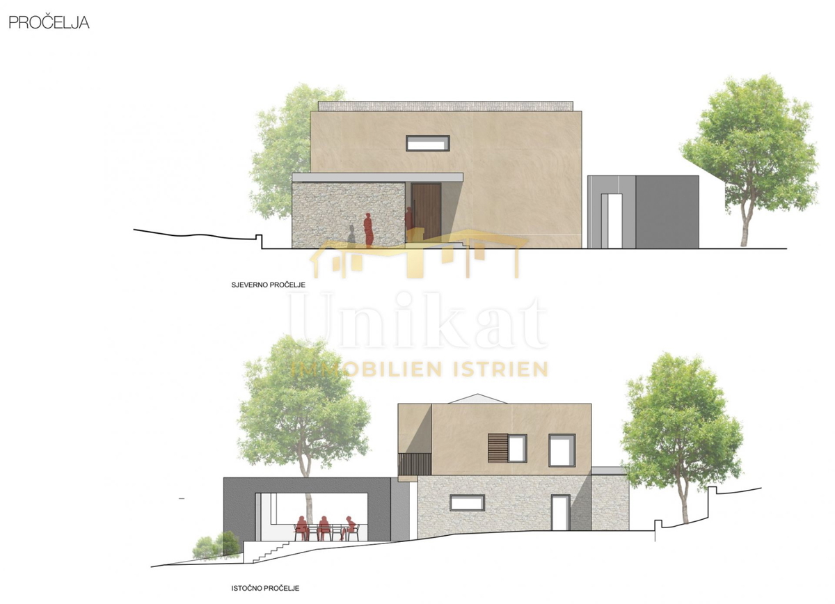 Casa su grande terreno in Istria Centrale